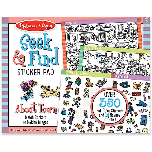 Набір для творчості з наліпками Місто (більше 400 наліпок) від Melissa & Doug