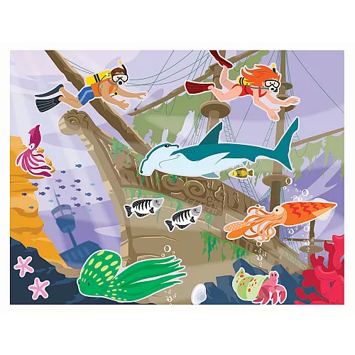 Набір багаторазових наліпок Під водою (понад 245 шт) від Melissa & Doug Набір багаторазових наліпок Під водою (понад 245 шт) від Melissa & Doug