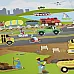 Набор с многоразовыми наклейками Транспорт (32 шт) от Melissa & Doug