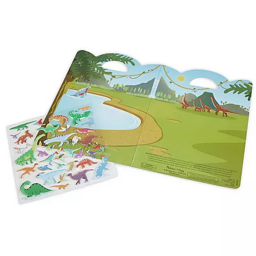 Набор с многоразовыми объемными наклейками Динозавры (36 шт) от Melissa & Doug