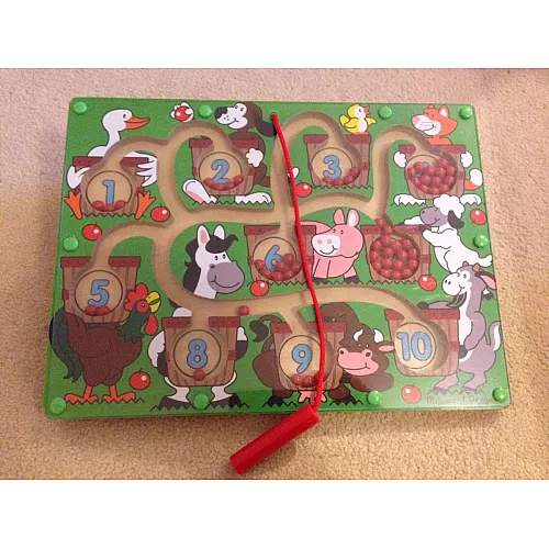 Развивающий магнитный бизиборд Цифры от Melissa & Doug Развивающий магнитный бизиборд Цифры от Melissa & Doug