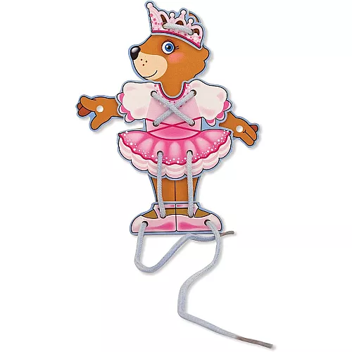 Развивающий набор шнуровка Одень мишку от Melissa & Doug Развивающий набор шнуровка Одень мишку от Melissa & Doug