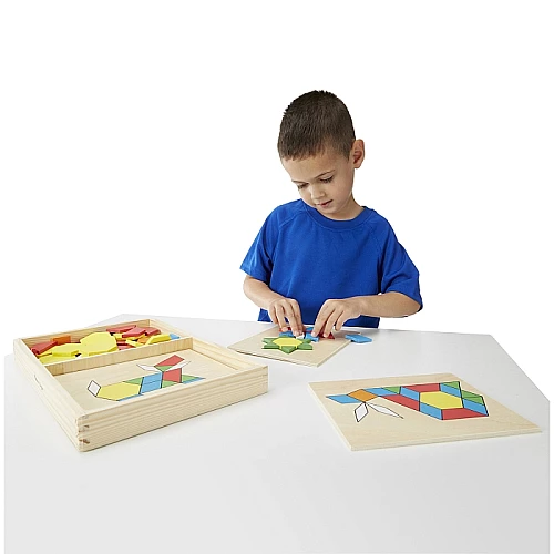 Головоломка танграм Блоки візерунків від Melissa & Doug Головоломка танграм Блоки візерунків від Melissa & Doug