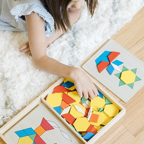 Головоломка танграм Блоки візерунків від Melissa & Doug Головоломка танграм Блоки візерунків від Melissa & Doug