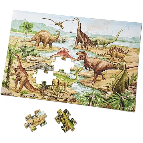 Развивающий большой пазл Динозавры (48 деталей) от Melissa & Doug Развивающий большой пазл Динозавры (48 деталей) от Melissa & Doug