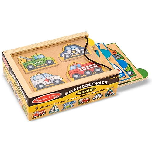 Пазл-вкладиш 4 в 1 Машинки від Melissa & Doug