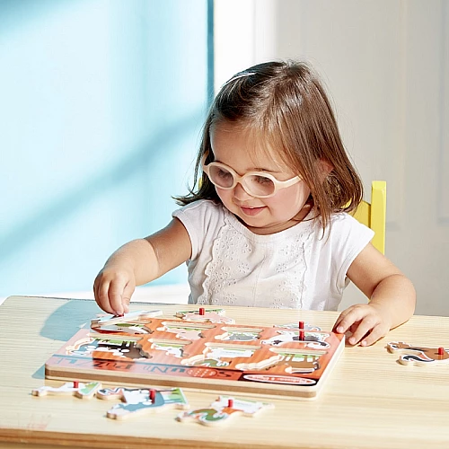 Развивающий звуковой пазл Домашние животные от Melissa & Doug Развивающий звуковой пазл Домашние животные от Melissa & Doug