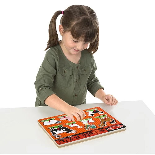 Развивающий звуковой пазл Домашние животные от Melissa & Doug Развивающий звуковой пазл Домашние животные от Melissa & Doug