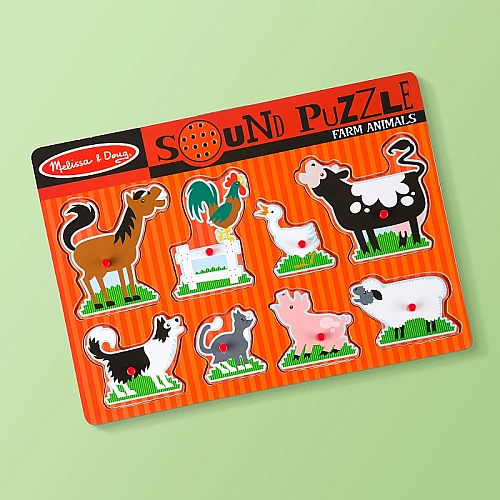 Развивающий звуковой пазл Домашние животные от Melissa & Doug Развивающий звуковой пазл Домашние животные от Melissa & Doug