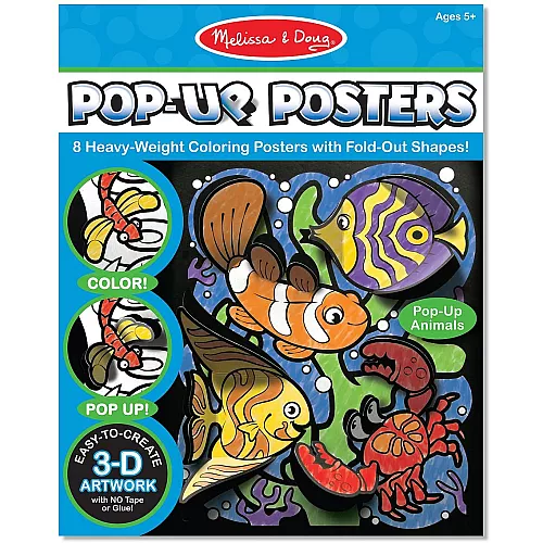 Набор для творчества 3D раскраска Животные от Melissa & Doug Набор для творчества 3D раскраска Животные от Melissa & Doug