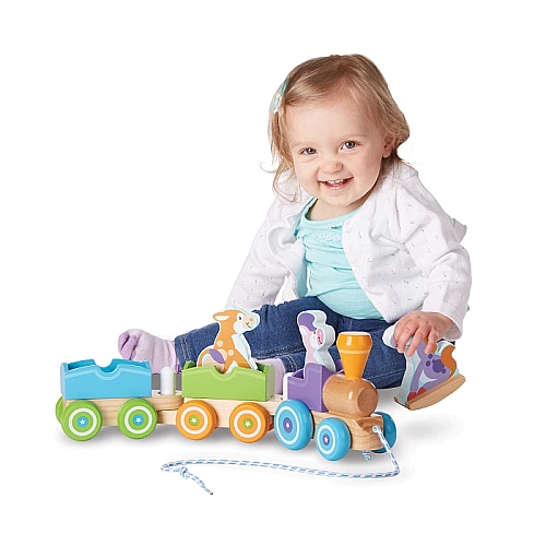 Розвиваюча іграшка Поїзд з тваринами від Melissa & Doug