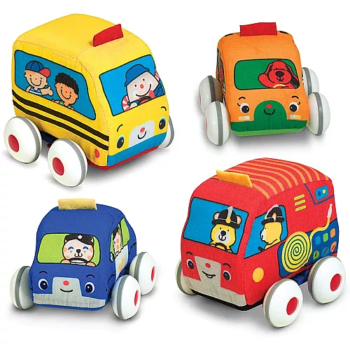 Развивающий набор Мягкие машинки (4 шт) от Melissa & Doug Развивающий набор Мягкие машинки (4 шт) от Melissa & Doug