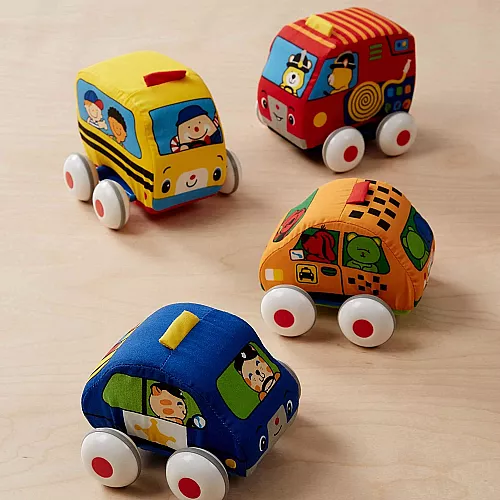 Развивающий набор Мягкие машинки (4 шт) от Melissa & Doug Развивающий набор Мягкие машинки (4 шт) от Melissa & Doug