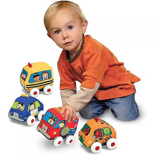 Развивающий набор Мягкие машинки (4 шт) от Melissa & Doug Развивающий набор Мягкие машинки (4 шт) от Melissa & Doug