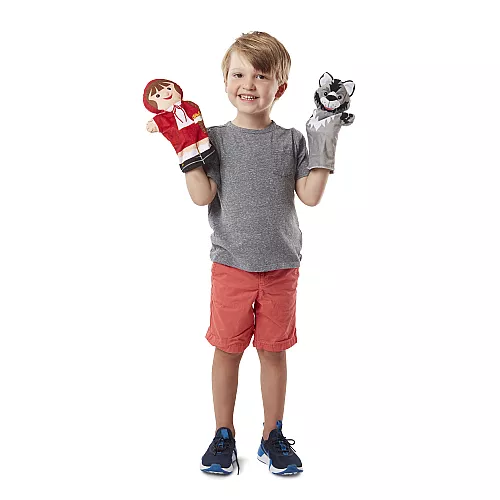 Сенсорний набір ляльок рукавичок Червона шапочка (4 шт) від Melissa & Doug