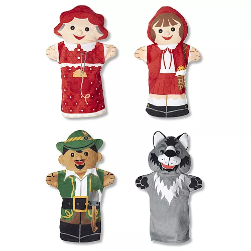 Сенсорний набір ляльок рукавичок Червона шапочка (4 шт) від Melissa & Doug
