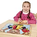 Развивающая доска бизиборд с застежками Мишка от Melissa & Doug