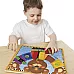 Развивающая доска бизиборд с застежками Мишка от Melissa & Doug