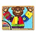 Развивающая доска бизиборд с застежками Мишка от Melissa & Doug