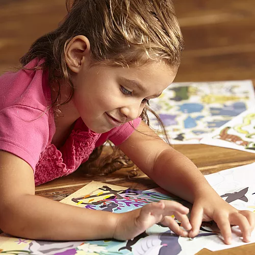 Набір багаторазових наліпок Місця існування тварин (більше 150 шт) від Melissa & Doug