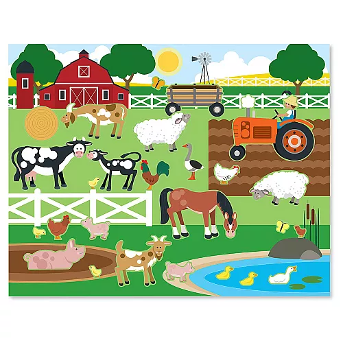 Набір багаторазових наліпок Місця існування тварин (більше 150 шт) від Melissa & Doug