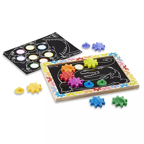 Развивающий магнитный набор с шестеренками от Melissa & Doug