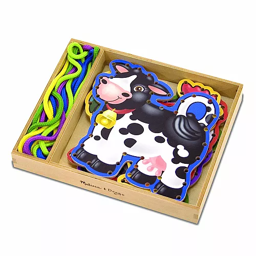 Розвиваючий набір шнурівка Ферма від Melissa & Doug Розвиваючий набір шнурівка Ферма від Melissa & Doug