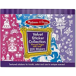 Набор вельветовых наклеек для девочек от Melissa & Doug