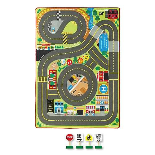 Большой игровой коврик Трасса от Melissa & Doug