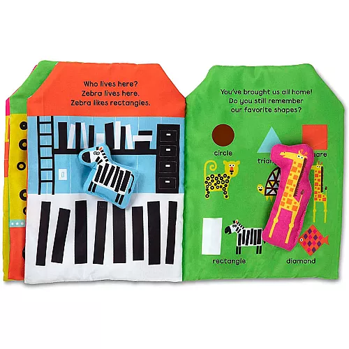 Розвиваюча м'яка книга Хто тут живе? від Melissa & Doug Розвиваюча м'яка книга Хто тут живе? від Melissa & Doug