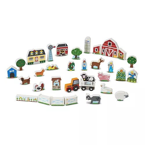 Розвиваючий дерев'яний набір Ферма від Melissa & Doug Розвиваючий дерев'яний набір Ферма від Melissa & Doug