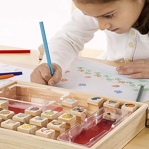 Набор деревянных штампов (26 шт) от Melissa & Doug