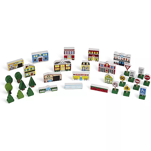 Развивающий деревянный набор Городок от Melissa & Doug Развивающий деревянный набор Городок от Melissa & Doug