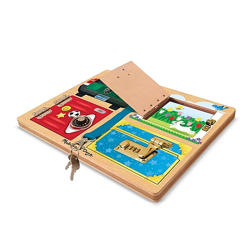 Бизиборд с защелками и блокировкой от Melissa & Doug Бизиборд с защелками и блокировкой от Melissa & Doug