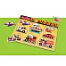 Развивающий звуковой пазл Машинки (8 элементов) от Melissa & Doug