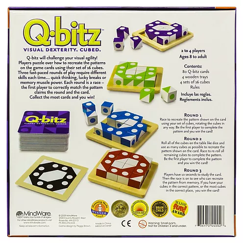 Настольная логической игра Q-bitz от MindWare Настольная логической игра Q-bitz от MindWare