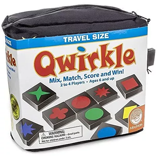 Настольная логической игра Qwirkle для путешествий от MindWare Настольная логической игра Qwirkle для путешествий от MindWare