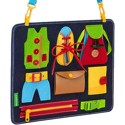 Развивающая игрушка Монтессори Бизиборд Молния, шнуровка от Mini Explorer Развивающая игрушка Монтессори Бизиборд Молния, шнуровка от Mini Explorer