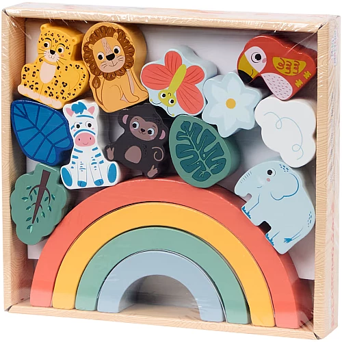 Дерев'яна іграшка-балансир Райдуга від Mini Matters