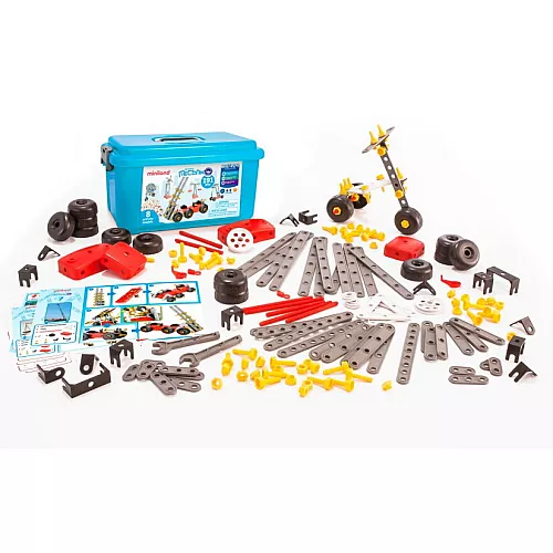 Развивающий строительный набор конструктор Механика (191 шт) от Miniland