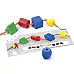 Розвиваючий набір для рахунку і сортування Форми на шнурку (6 шт) від Miniland
