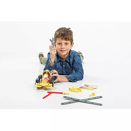 Розвиваючий будівельний набір конструктор Машинки (77 шт) від Miniland