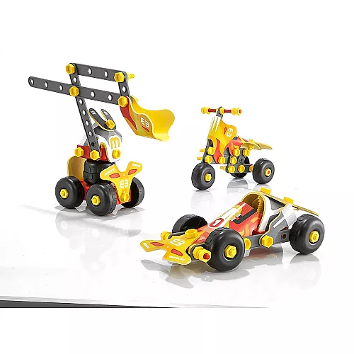 Розвиваючий будівельний набір конструктор Машинки (77 шт) від Miniland