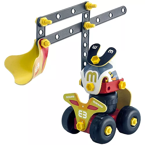 Розвиваючий будівельний набір конструктор Машинки (77 шт) від Miniland