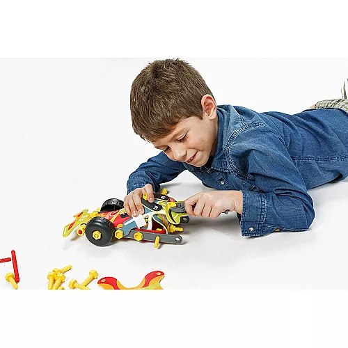 Розвиваючий будівельний набір конструктор Машинки (77 шт) від Miniland