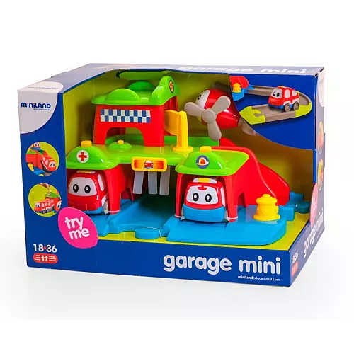 Розвиваючий інтерактивний набір Міні гараж від Miniland