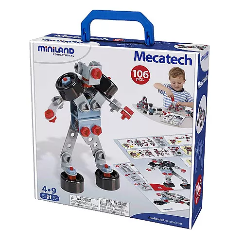 Розвиваючий будівельний набір Роботи машинки (106 деталей) від Miniland Розвиваючий будівельний набір Роботи машинки (106 деталей) від Miniland