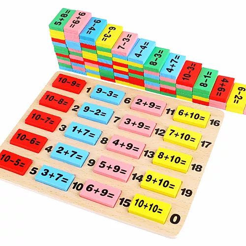 Деревянная игра сложение Монтессори (110 шт) от Obetty