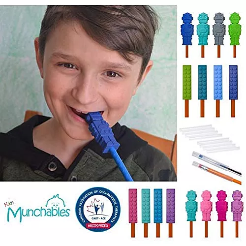 Сенсорный набор жевательных трубочек (10 шт) от Munchables Сенсорный набор жевательных трубочек (10 шт) от Munchables
