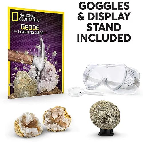 Научный STEM набор Геоды (2 шт) от NATIONAL GEOGRAPHIC Научный STEM набор Геоды (2 шт) от NATIONAL GEOGRAPHIC
